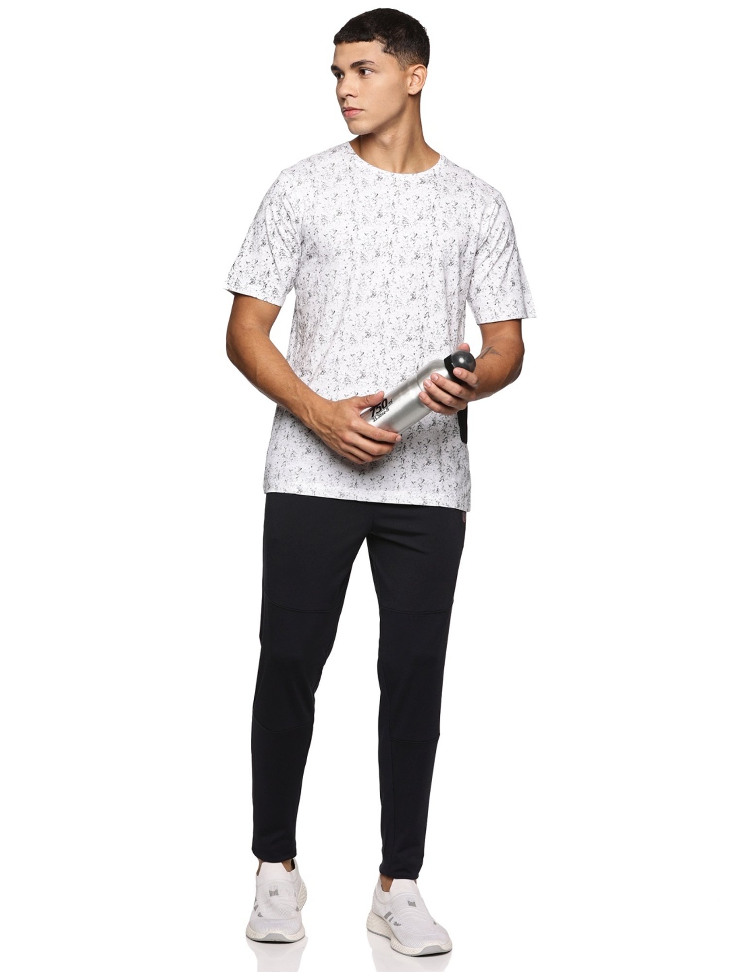 DOMIN8 Navy Slim Fit Trackpants