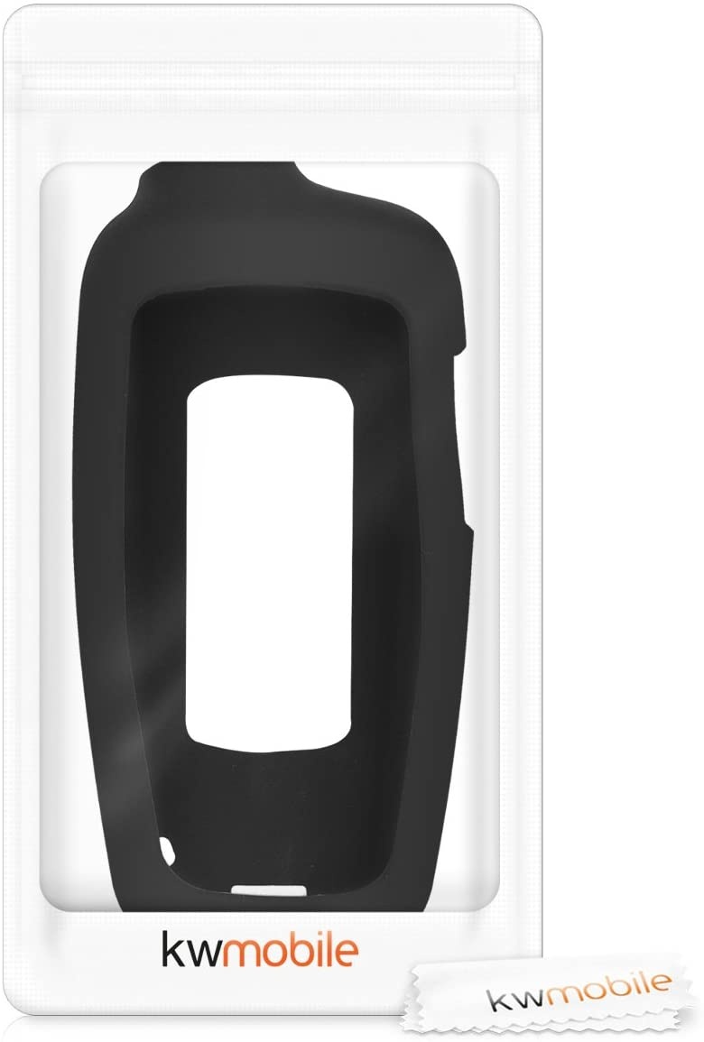 kwmobile Case Compatible with Garmin inReach Explorer - GPS Handset Navigation System Soft Silicone Skin Protective Cover - Black