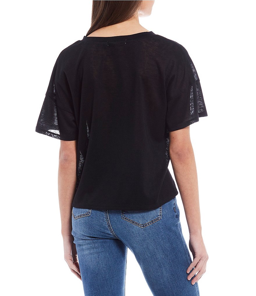 C&V Chelsea & Violet Scoop Neck Short Sleeve Tee