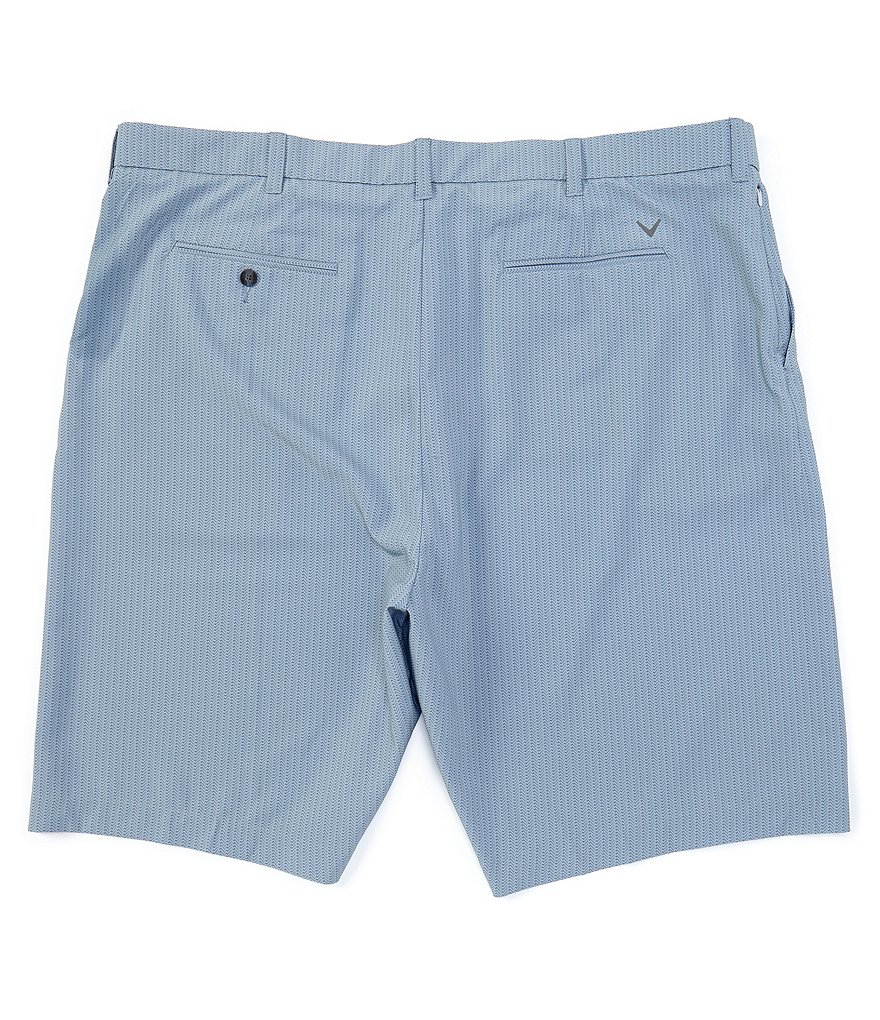 Callaway Golf Big & Tall Flat-Front Stretch 10#double; Inseam Shorts