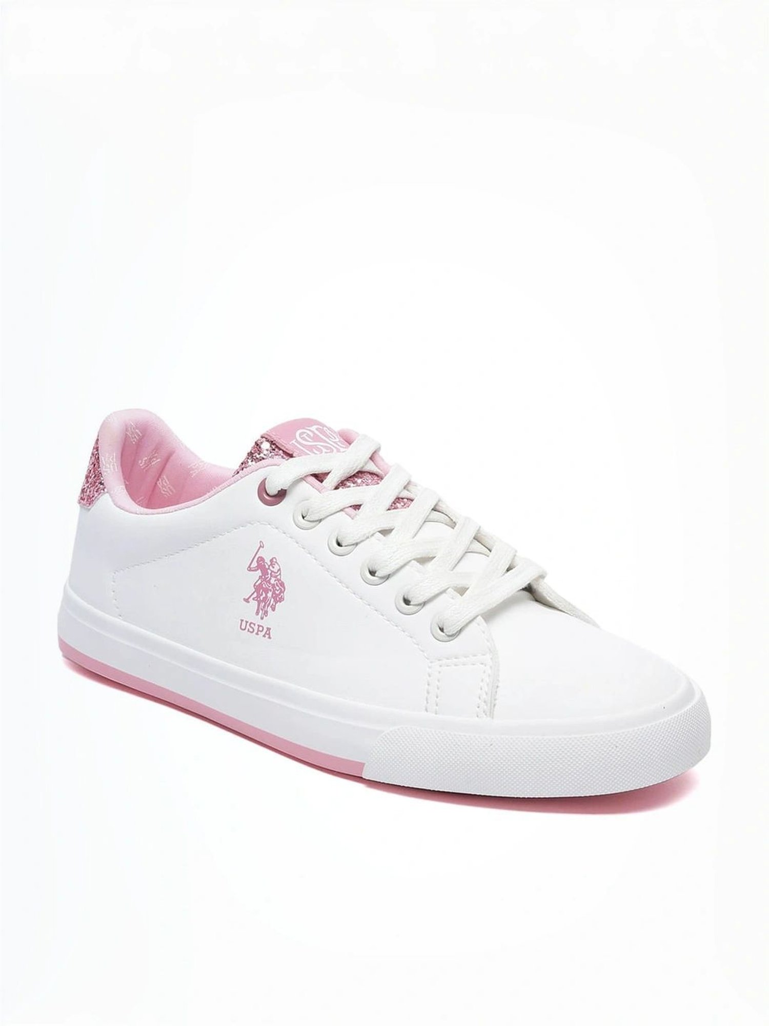 U.S. Polo Assn. Women's White Sneakers