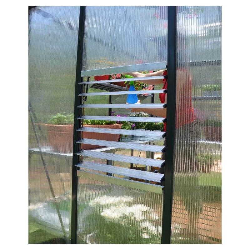 6' x 8' x 7' Nature Greenhouse Forest Green - Palram