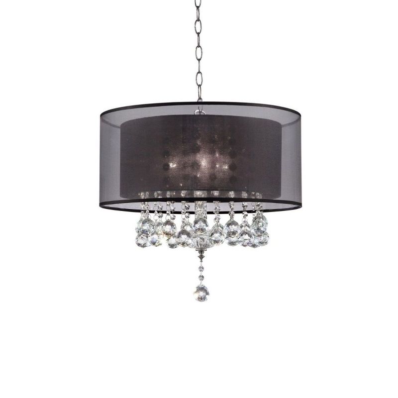 OK Lighting 19"H Effleurer Ceiling Lamp