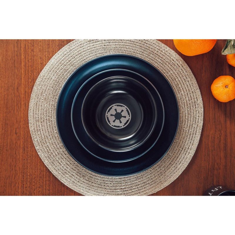 Robe Factory LLC Star Wars The Mandalorian 8-Piece Limited Edition Stoneware Dinnerware Set