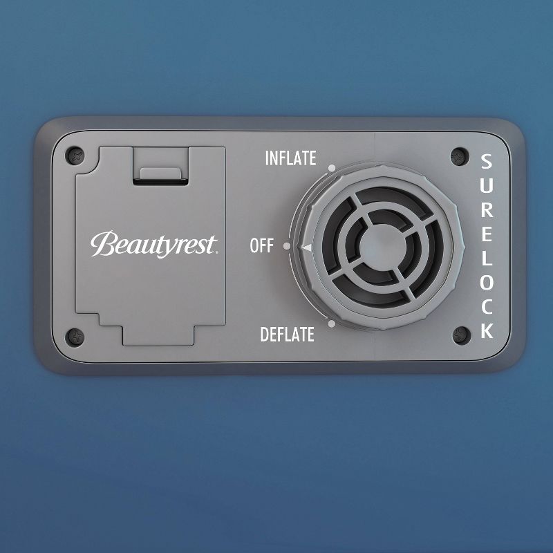 Living iQ Inflatable Portable Small Travel Size Kids Toddler Sleeping Blow Up Air Bed Mattress with Electric Pump and Headboard, Marvel Avengers