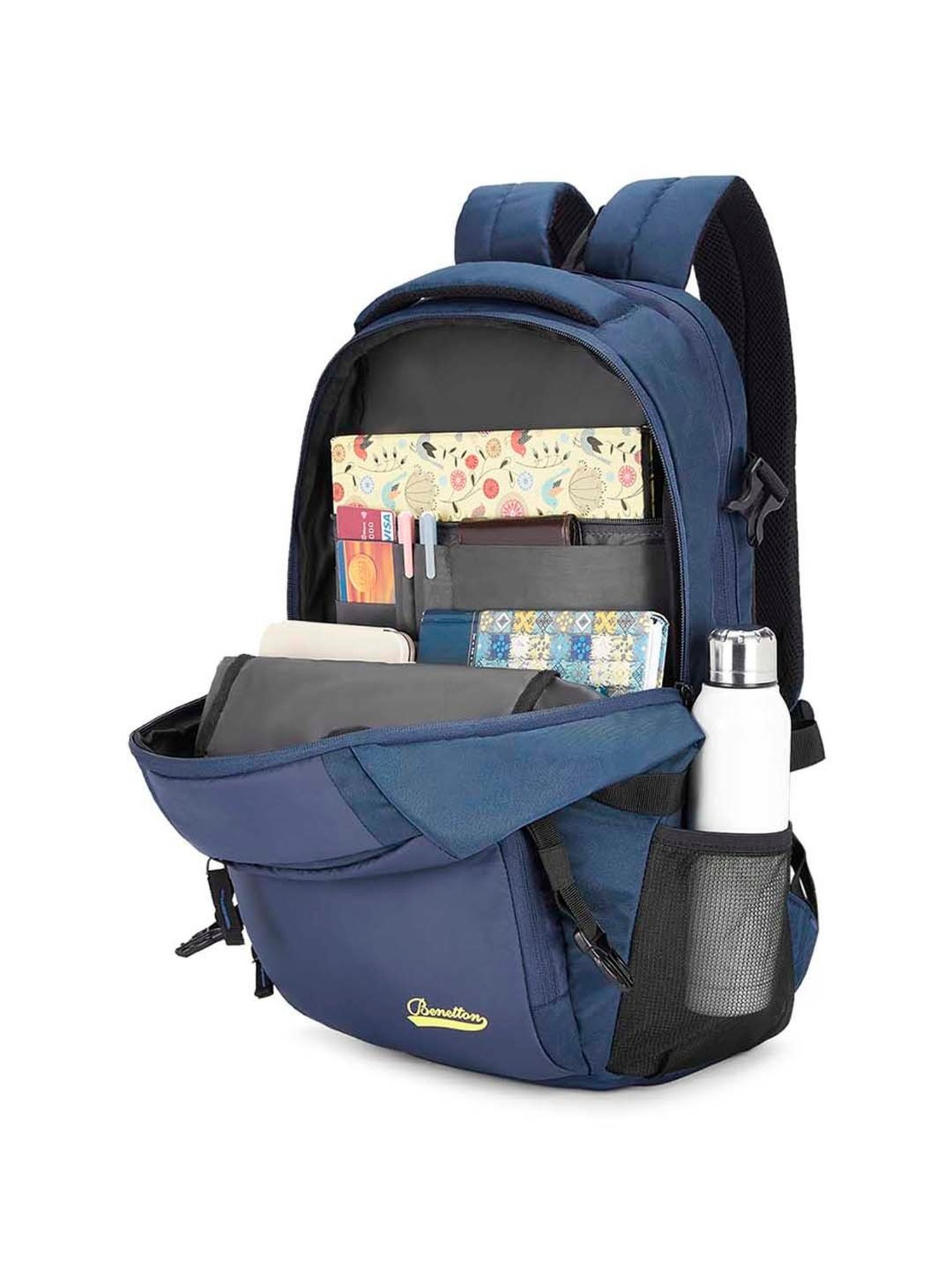 United Colors of Benetton Kenzo 32 Ltrs Navy Medium Laptop Backpack