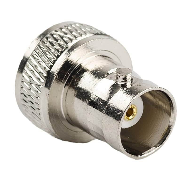 TMPack of 2 SMA Female to BNC Female Connector Convert Adapter Compatible with Two Way Radio BaoFeng UV5R FD880 Project Mobile Antenna