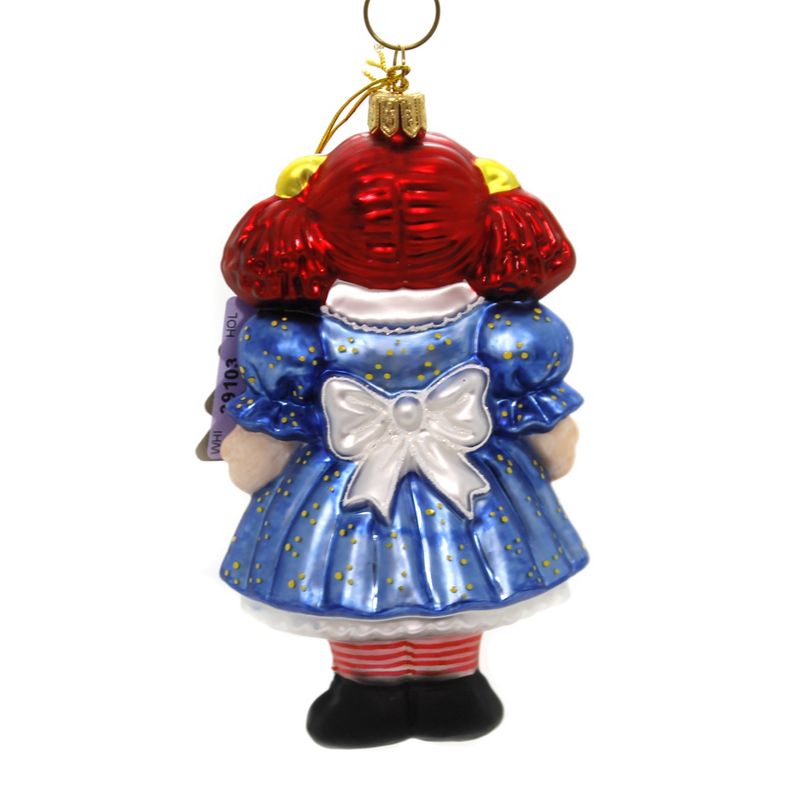 Holiday Ornaments 5.0" Raggedy Ann Hand Painted  -  Tree Ornaments