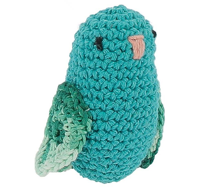 Hoooked Love Bird Yarn Kit W/Eco Barbante Yarn-Turquoise