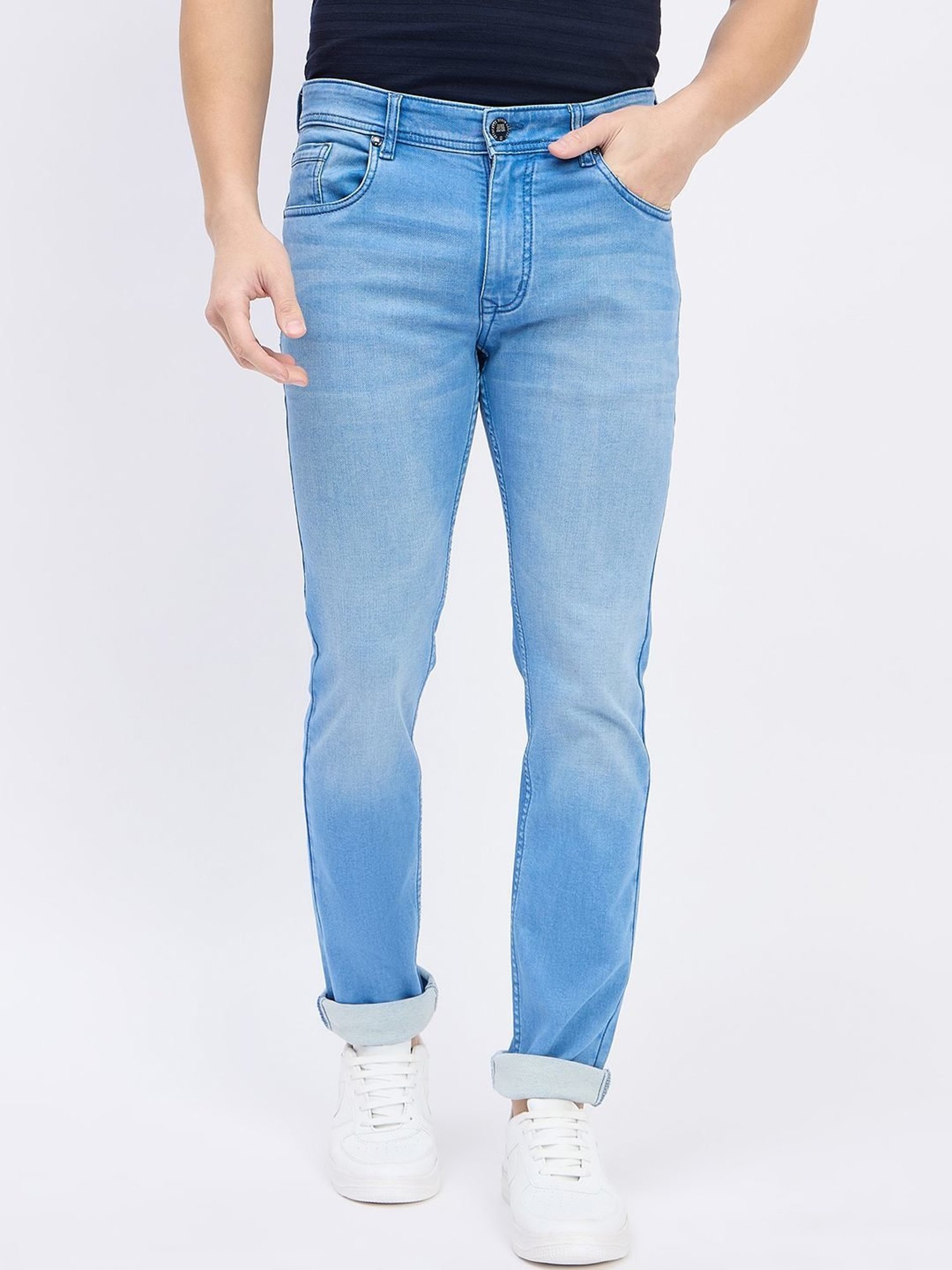 Duke Sky Blue Slim Fit Jeans