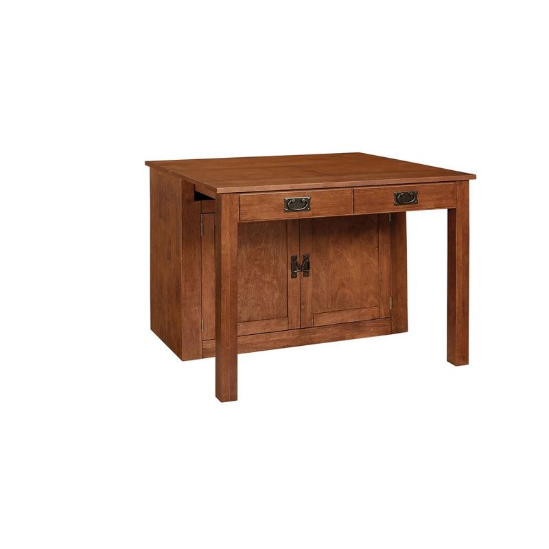 Expanding Cabinet/Table Cherry - Stakmore
