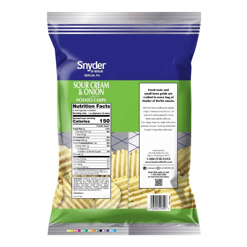 Snyder of Berlin Sour Cream Chips - 9oz