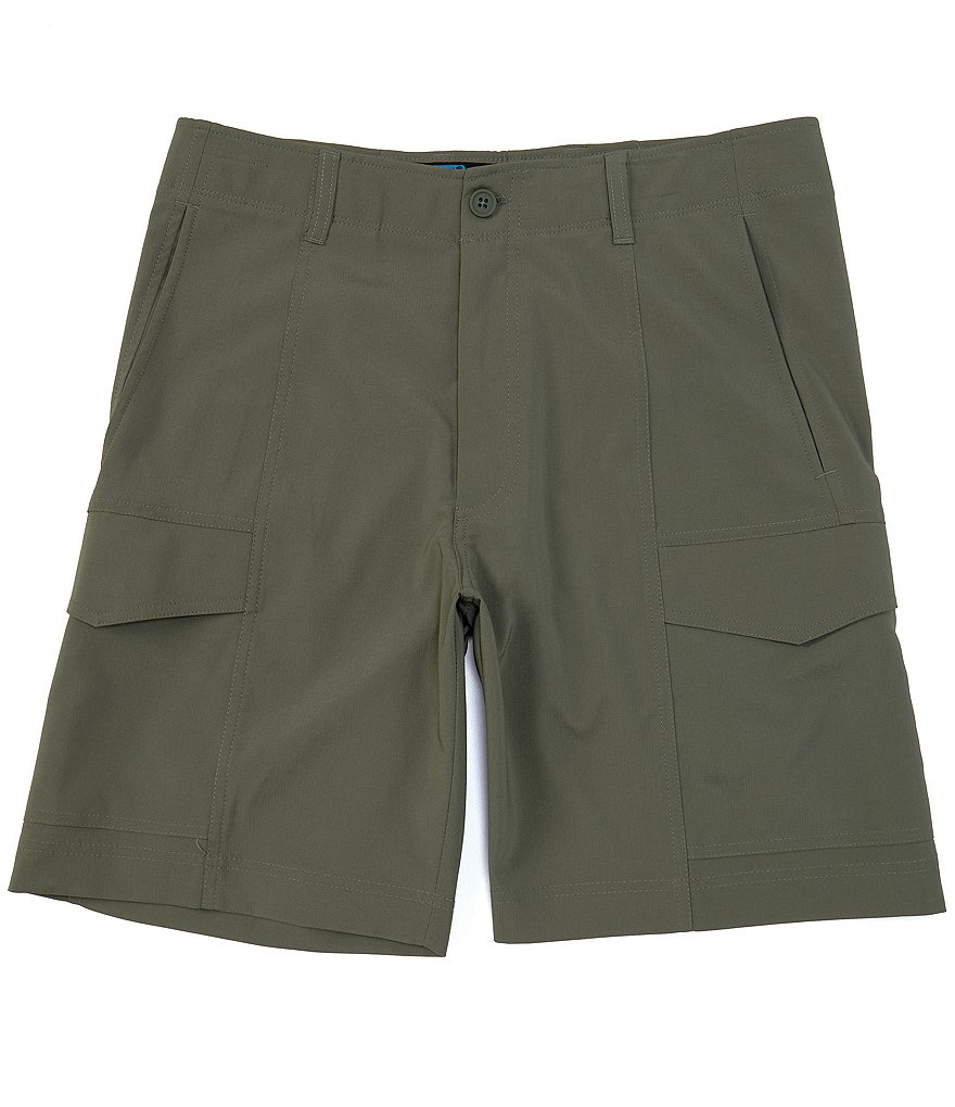 Caribbean Big and Tall 9#double; and 11#double; Inseam Knit Jacquard Shorts