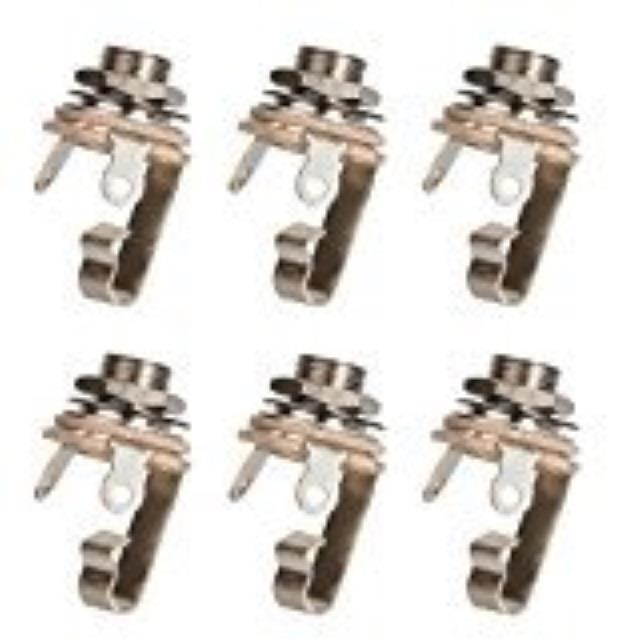 switchcraft output jack, mono  6 pack