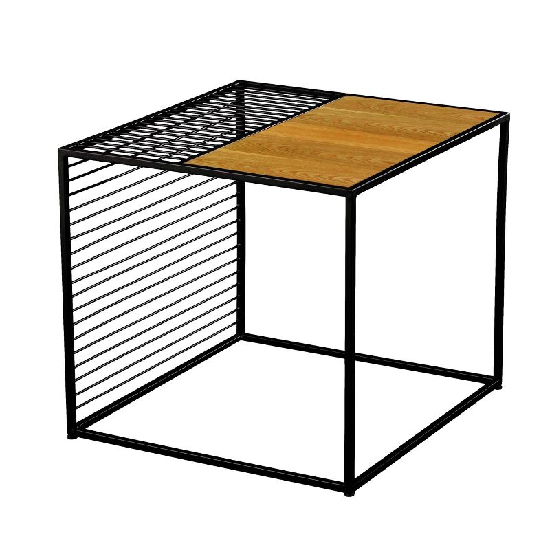 Klinread End Table Brown/Black - Aiden Lane
