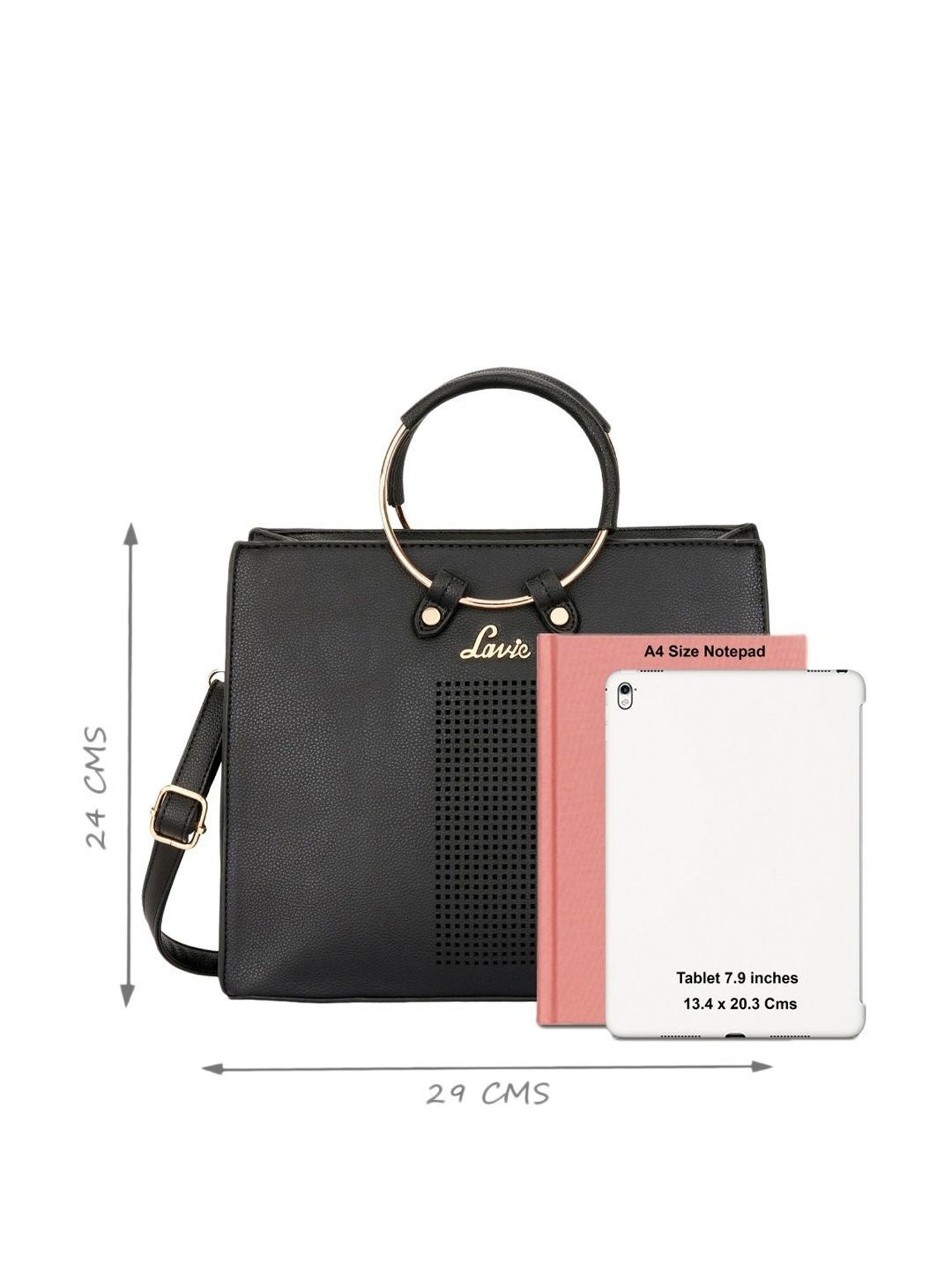 Lavie Chapada Solid Medium Handbag