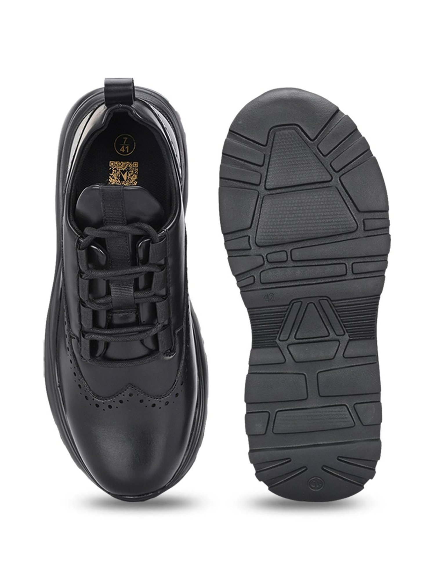 Hoversole Men's Gravity-2 Black Casual Sneakers