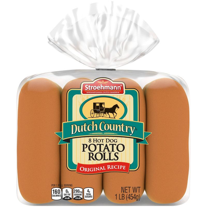 Stroehmann Potato Hot Dog Buns - 15oz/8ct