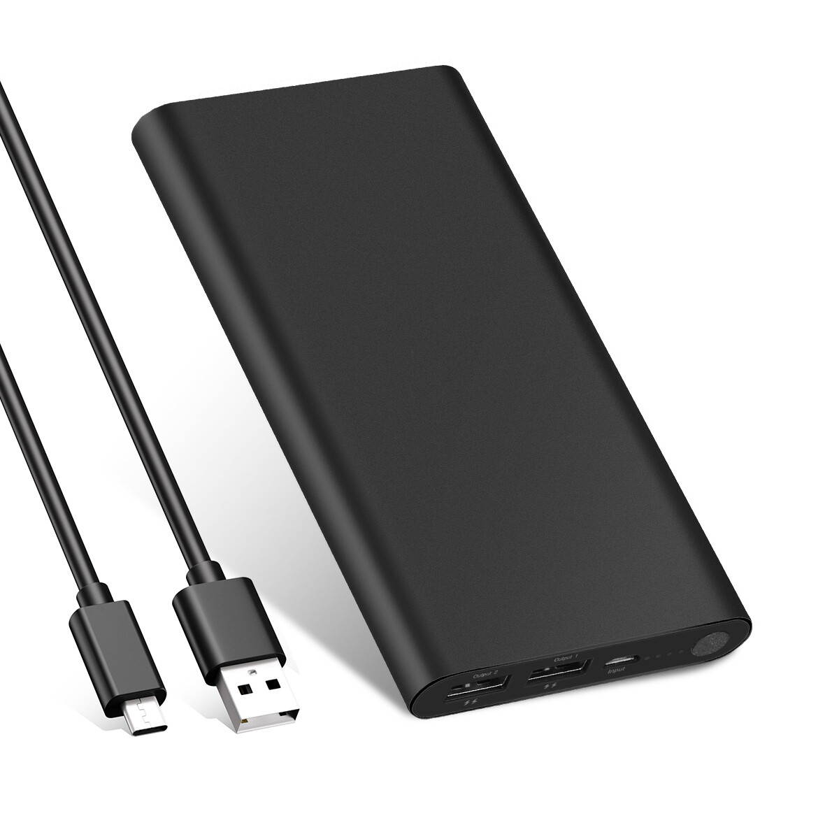 FirstPower Power Bank Portable Battery Charger 10,000 mAh  2A 5V  for Tablet PC, Gaming Device, Smartphone, MP3 Player, Bluetooth Speaker, Bluetooth Headset, e-book Reader