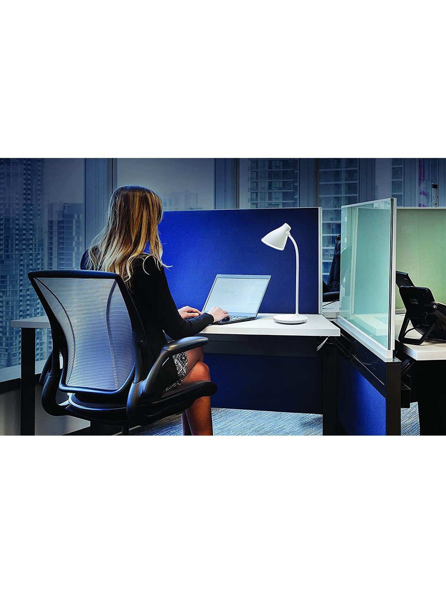 Philips Skyy 581931 5W Rechargeable Table Lamp (White/Chrome)