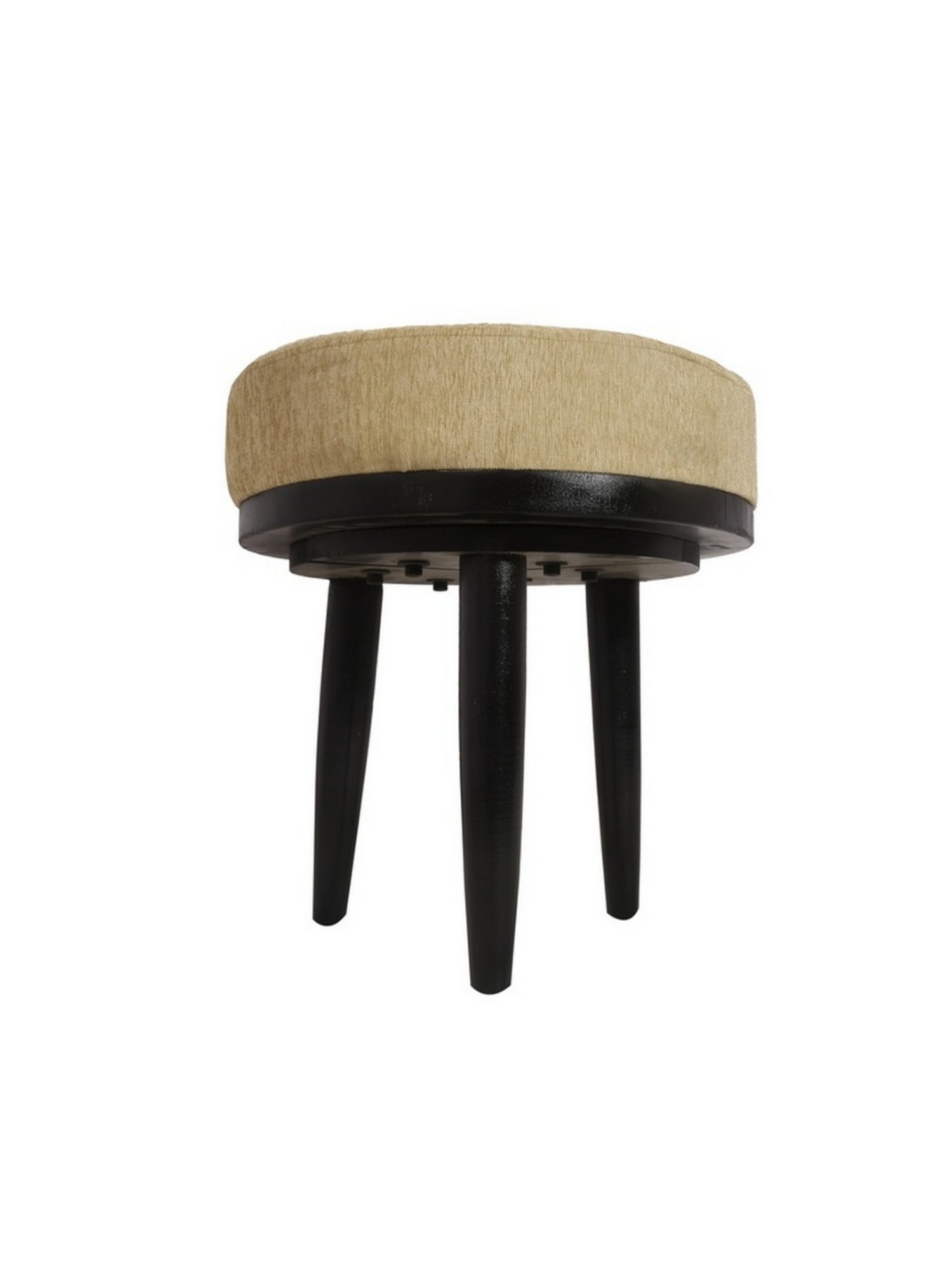 Chumbak Spring Marigold Floral Green Mango Wood Modern Trunk Storage Ottoman