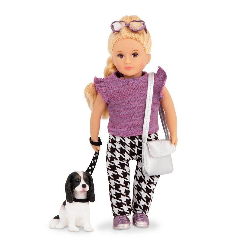 Lori - 6" Mini Doll & Dog - Heather & Nugget