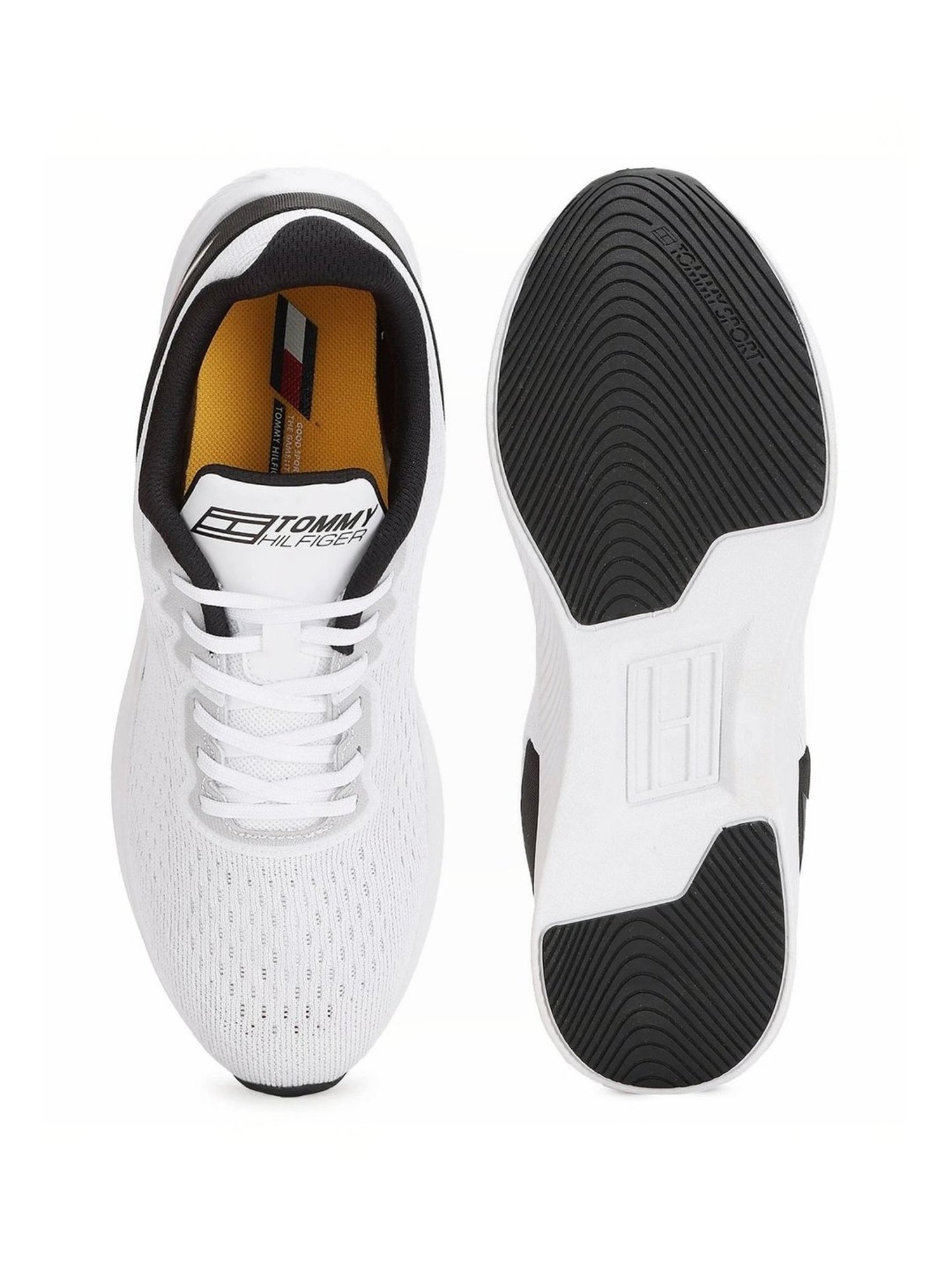 Tommy Hilfiger Men's White Sneakers