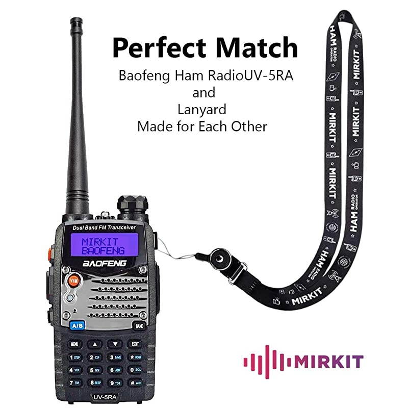 Baofeng Ham Radio UV-5RA 2021 5W Power FCC Approved 1800 mAh Li-ion Battery  Edition and Lanyard  Ham Radio Operator, Walkie Talkies Dual Band Two Way Radios