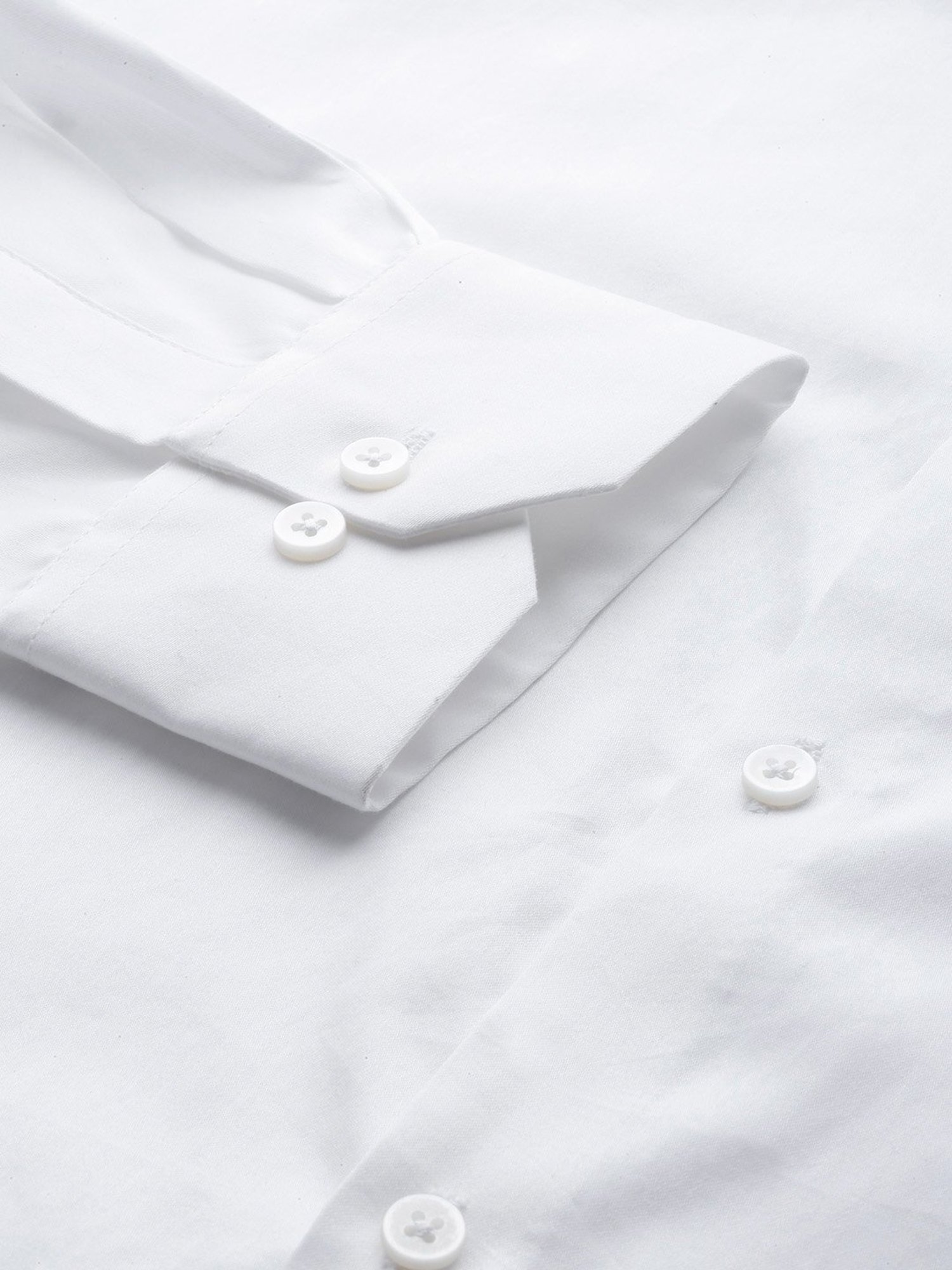ManQ White Slim Fit Shirt
