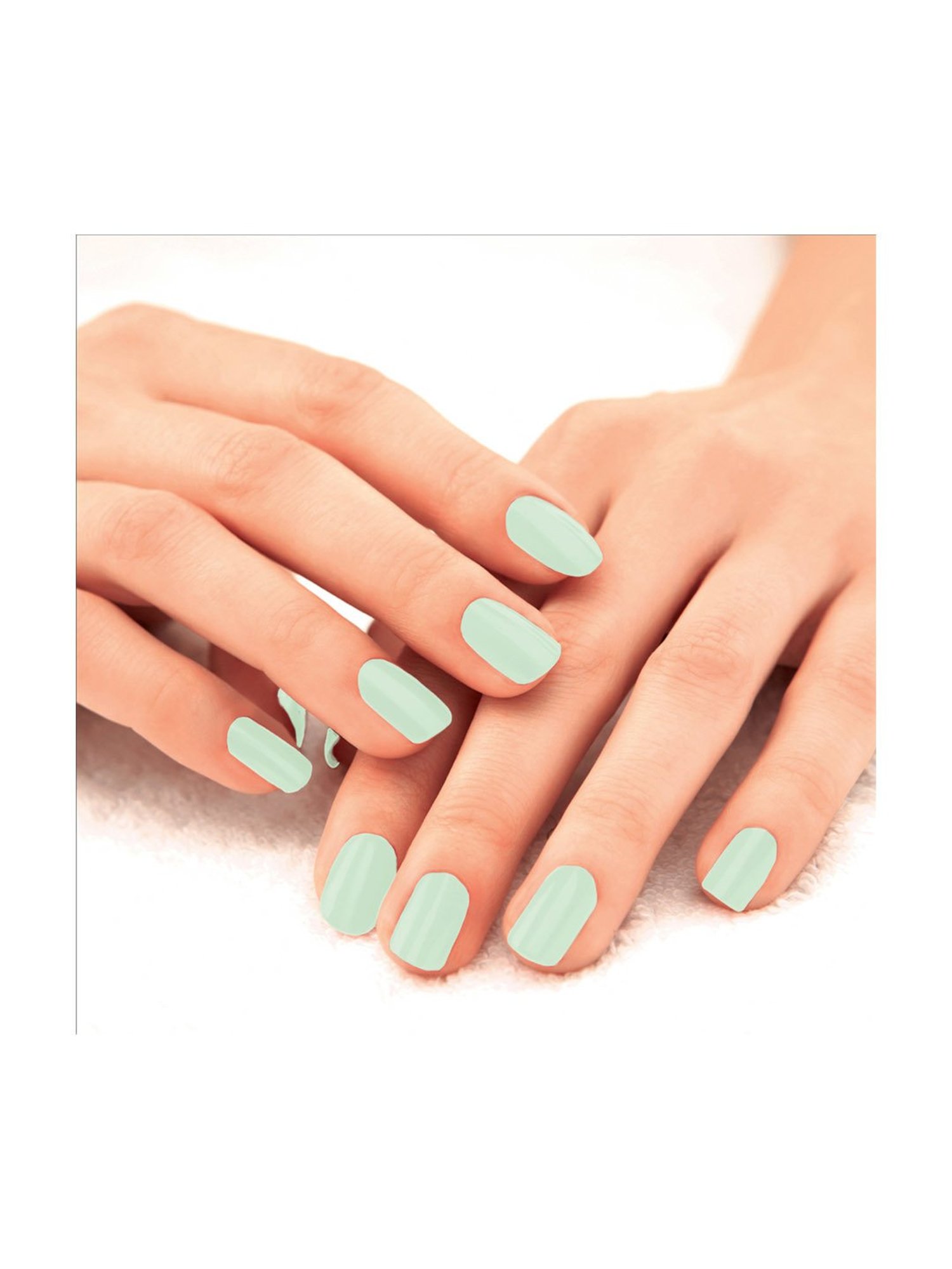 Lakme 9to5 Primer + Gloss Nail Color Minty Green - 6 gm