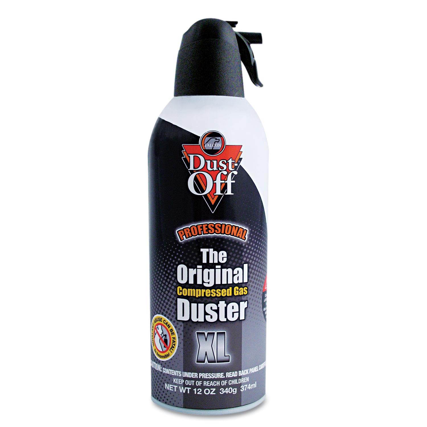 Disposable Compressed Air Duster, 12 oz Can
