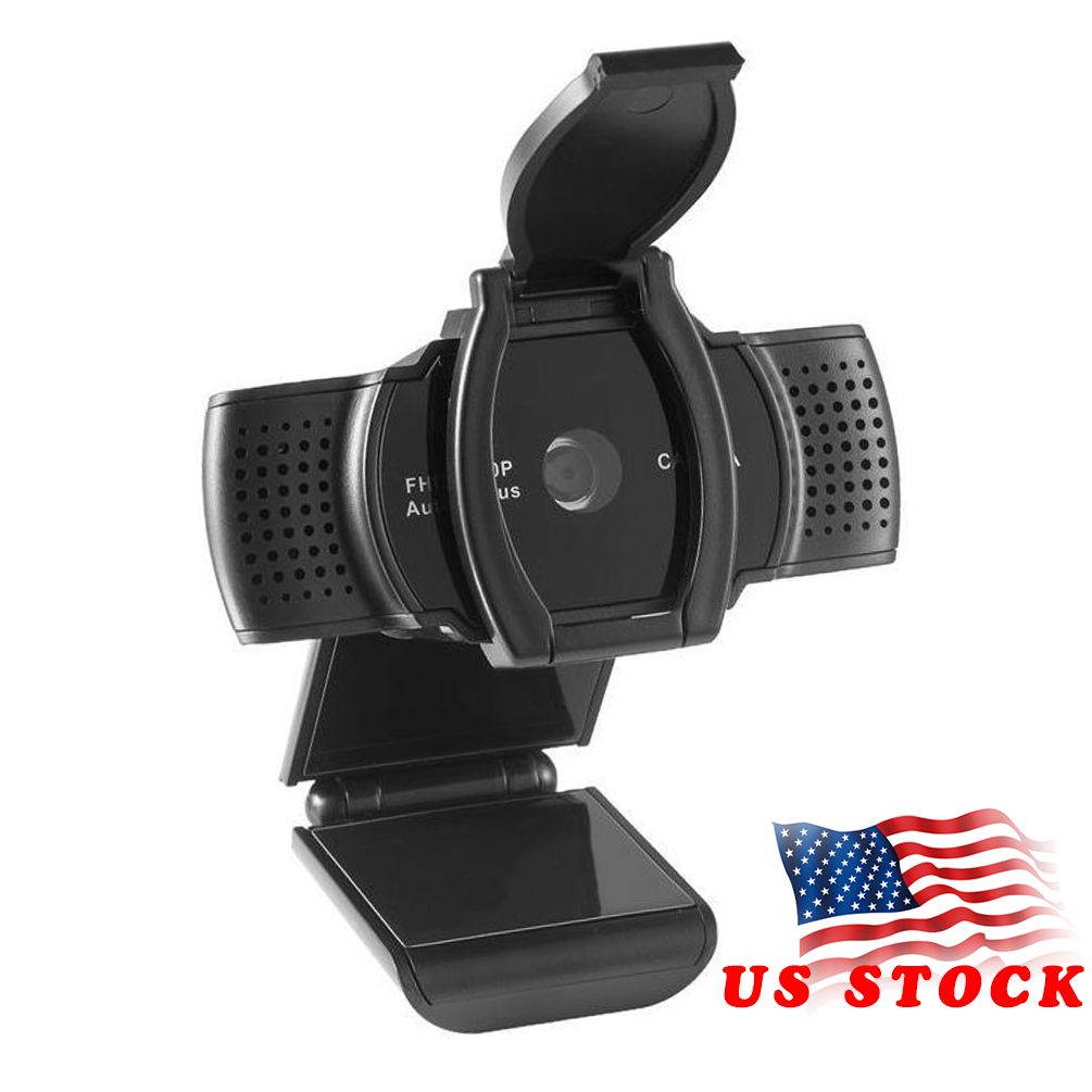 USB Web Camera, HD Webcam with Microphone for PC Computers Laptops, USB Clip-On Web Cam 360 Degree Rotatable for Notebook Laptop