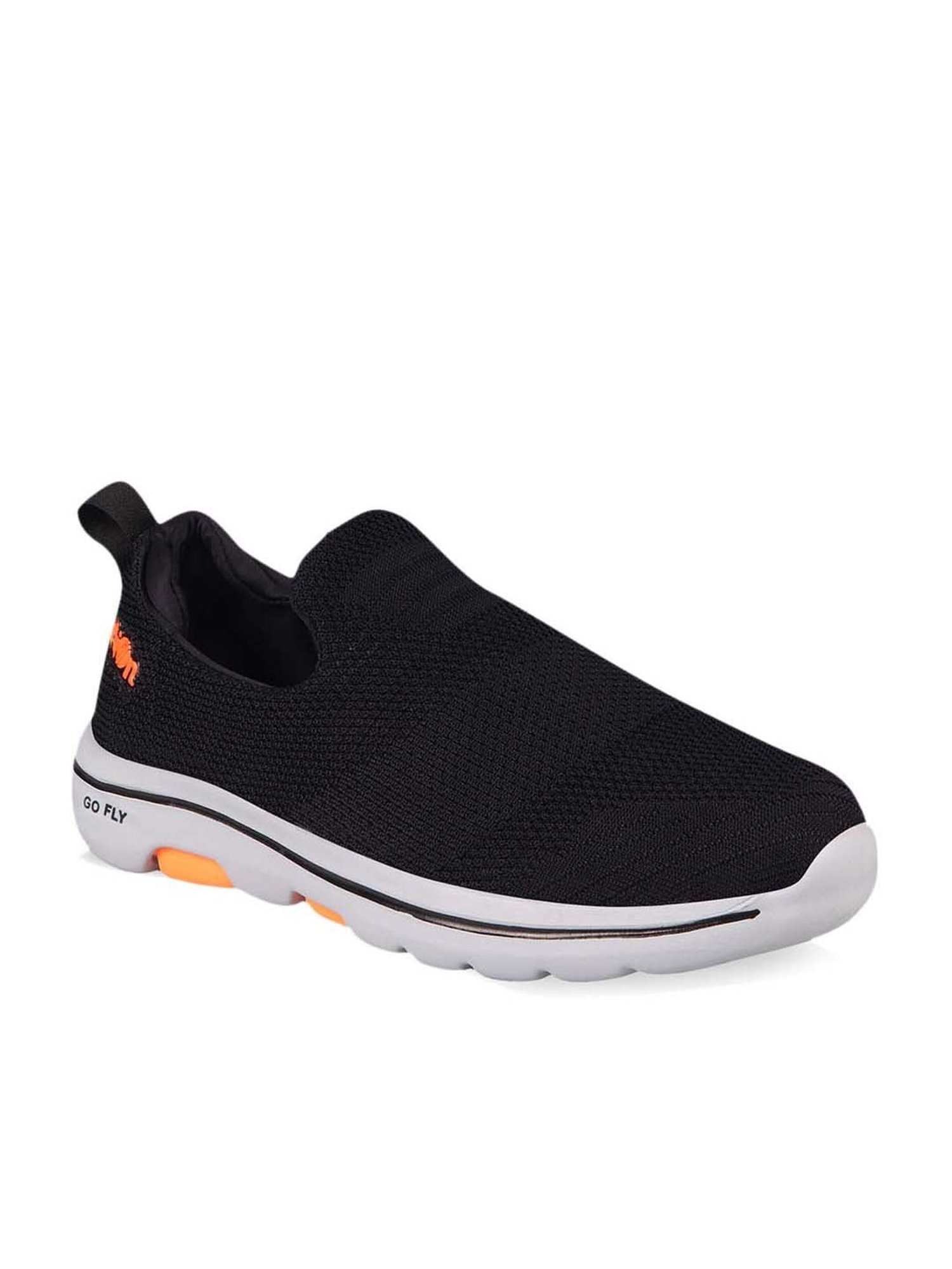 Action Men's Jet Black Running Shoes