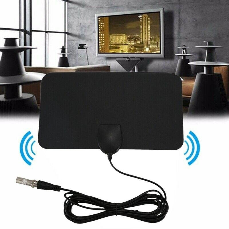30X(Flat  Digital Indoor Zoom Tv Antenna Tv 50 Mile Range Tvfox Vhf Uhf Dvb