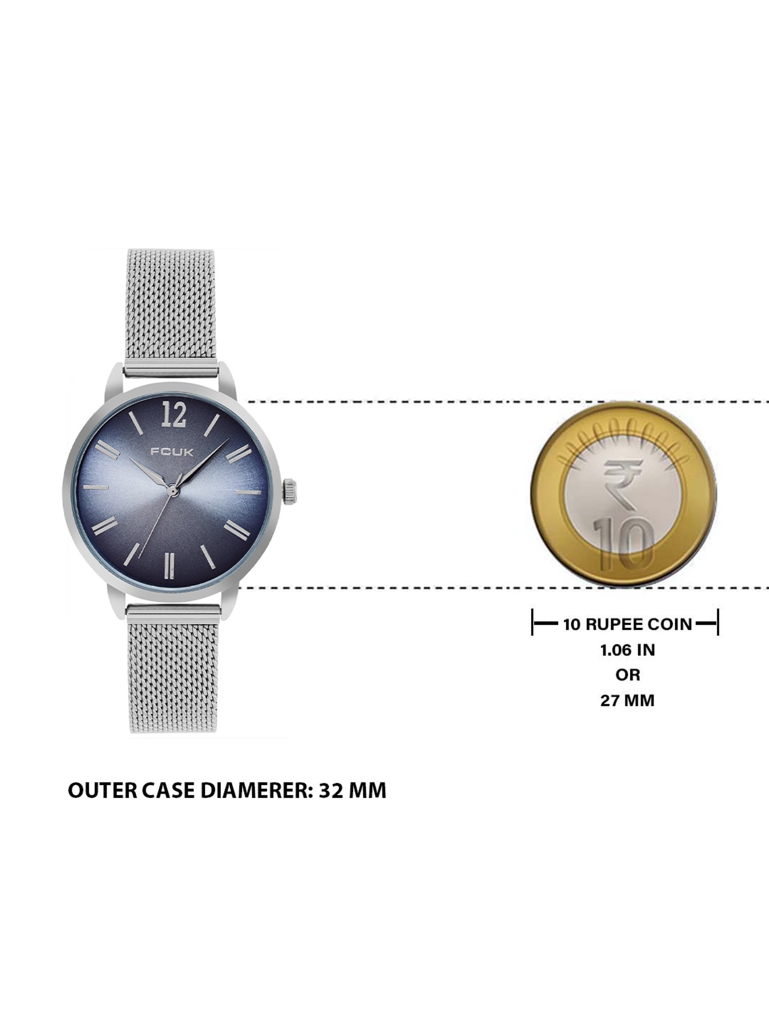 FCUK FK00026B SS23 Analog Watch for Women