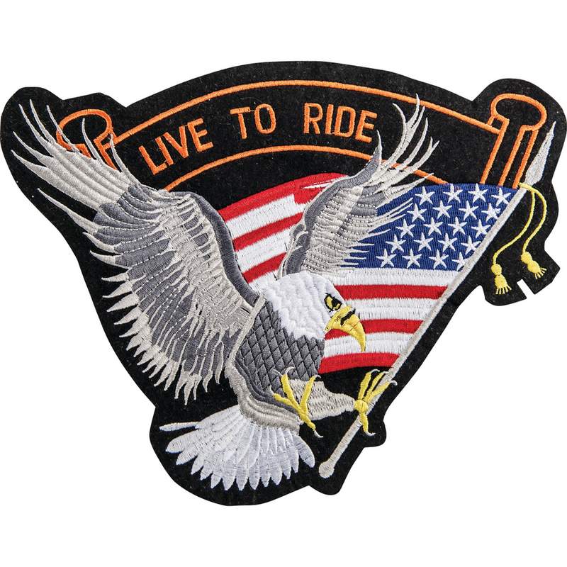 Diamond Plate™ 42pc Embroidered Motorcycle Patch Set