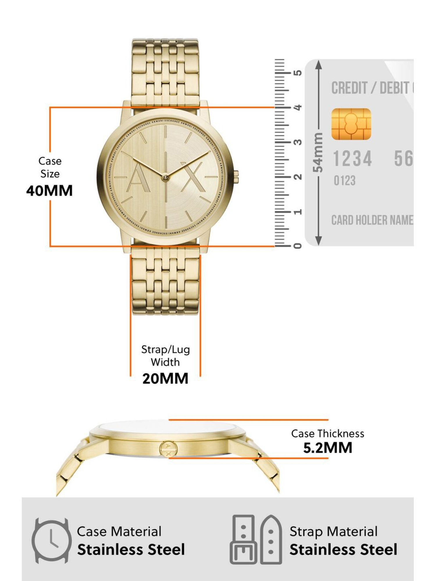 Armani Exchange AX2871 Analog Watch for Men