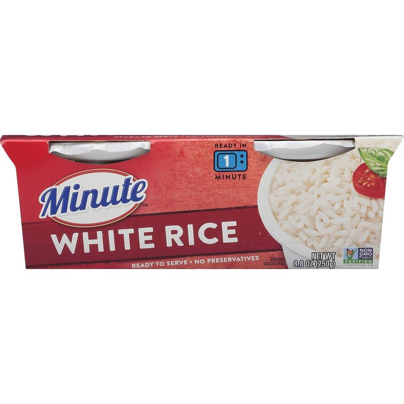 Minute Long Grain Microwaveable White Rice Bowl - 8.8oz 2pk