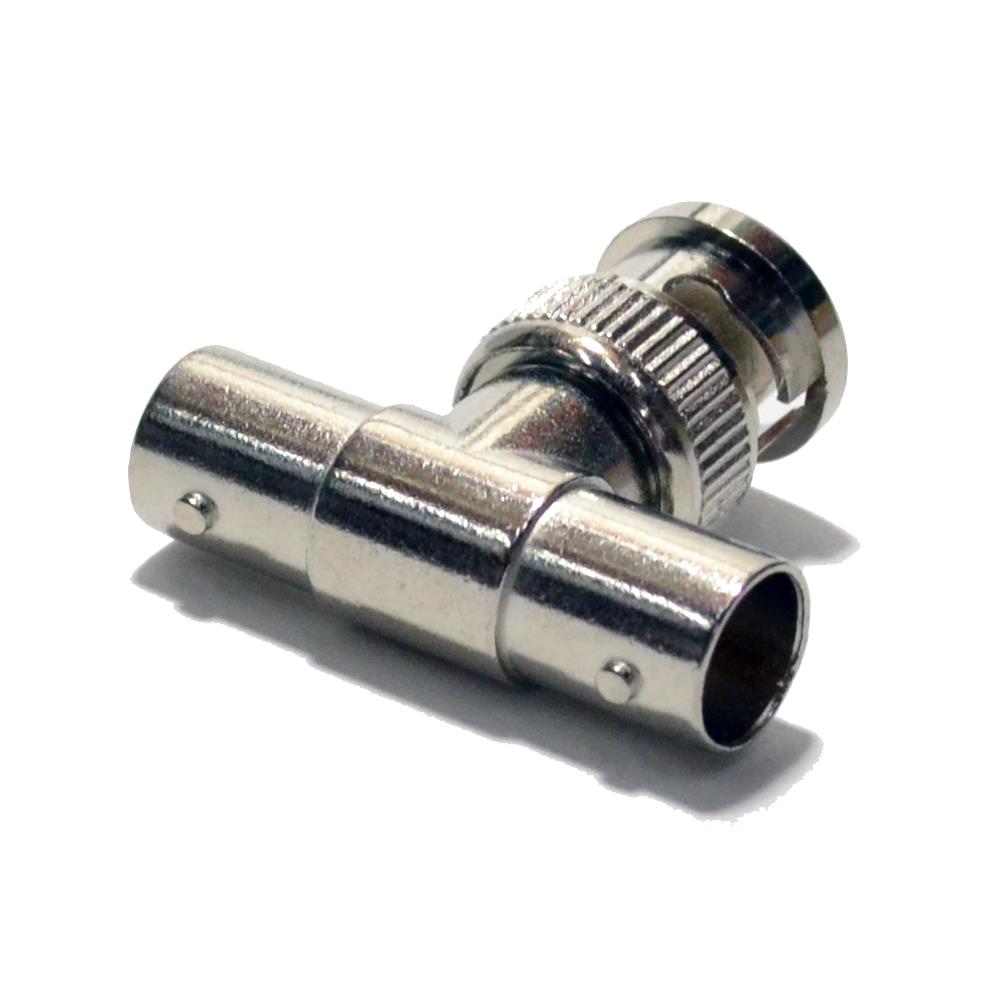 100 pack BNC 1 Male to 2 Female T Type Splitter CCTV