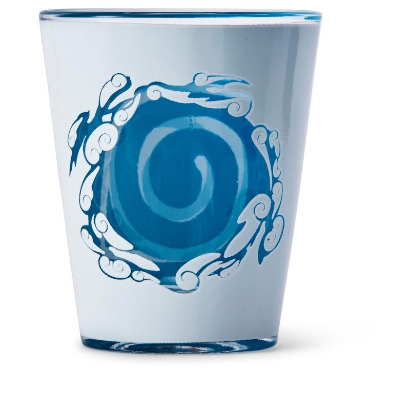 Just Funky Naruto Shippuden Konohagakure Village Symbol & Cloud Shot Glass | Holds 2 Ounces