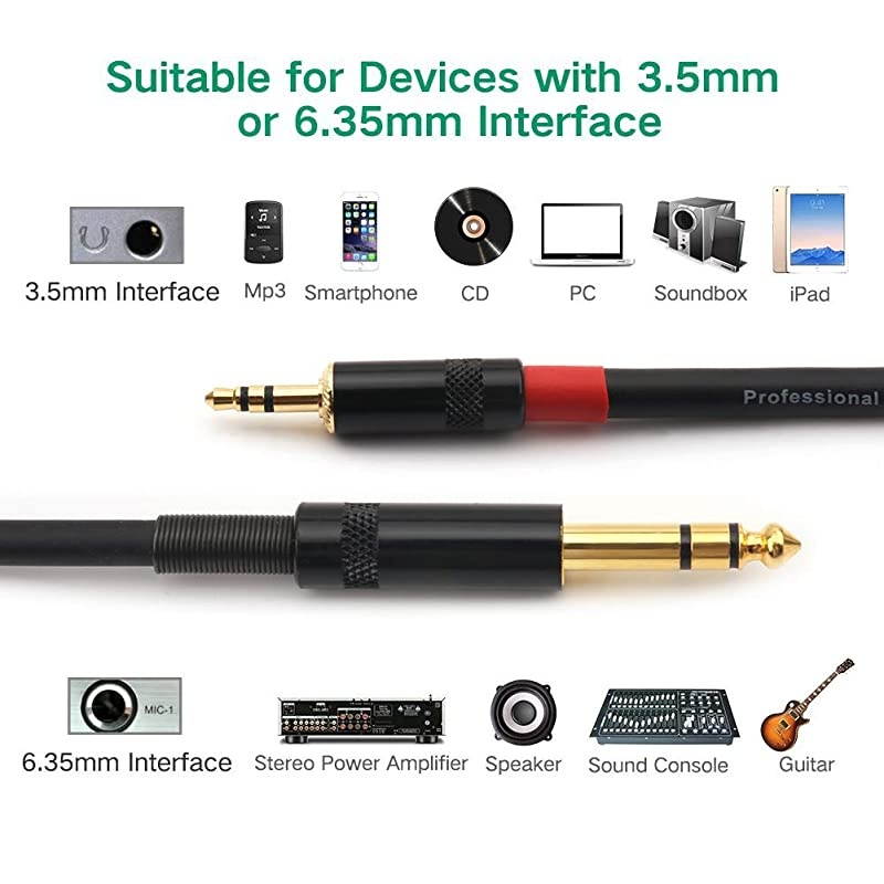 AU111 6 Feet Premium Audio Extension Cable Nylon Braided 35mm TRRS 4 Poles Jack Male to Female