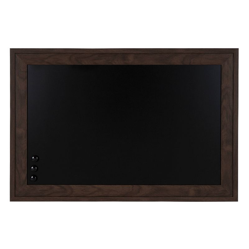 18.5" x 27.5" Bosc Chalkboard Walnut Brown - DesignOvation