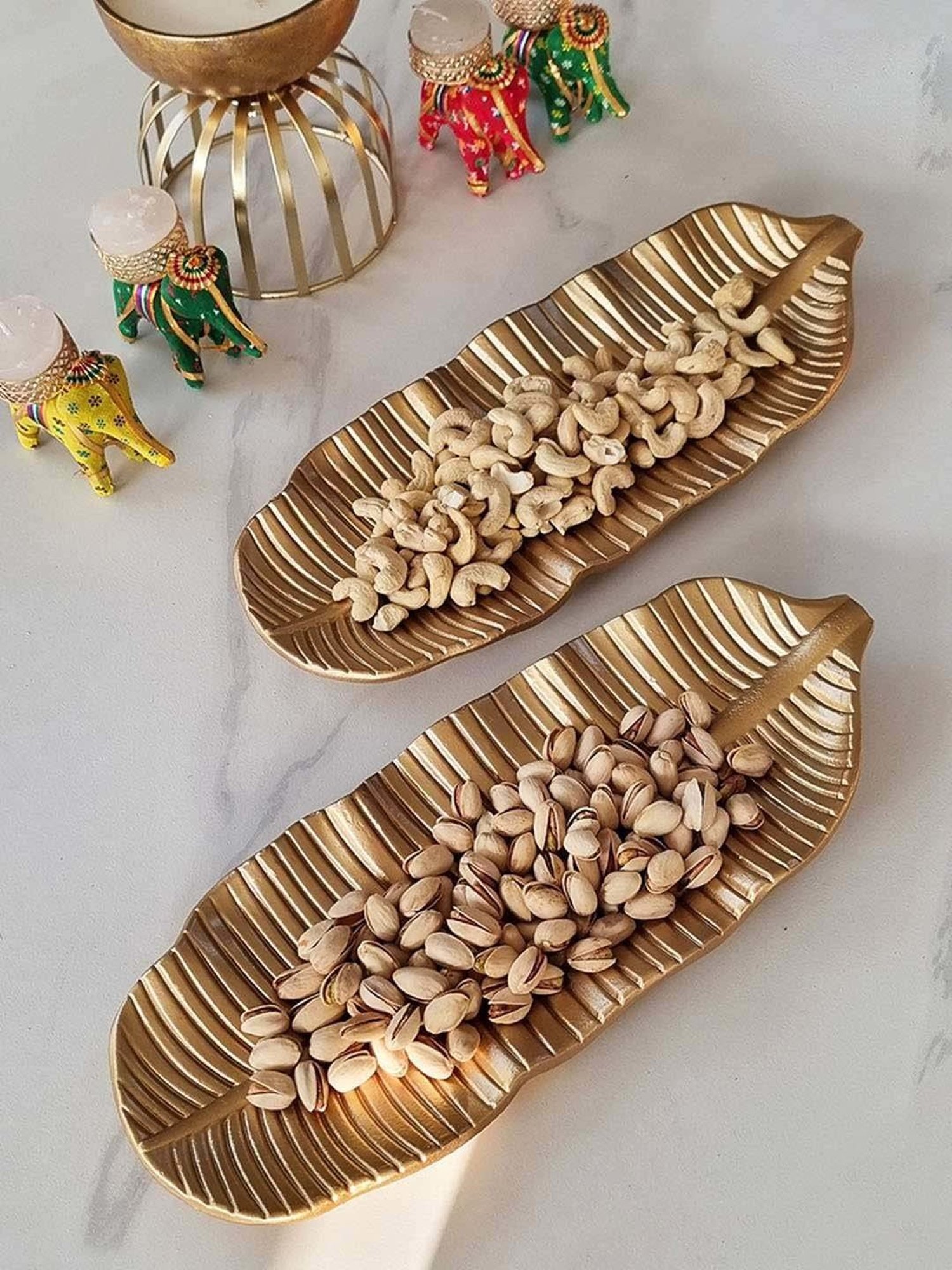 Gibson Home 18" x 24" Ceramic Gracious Rectangular Serving Platter