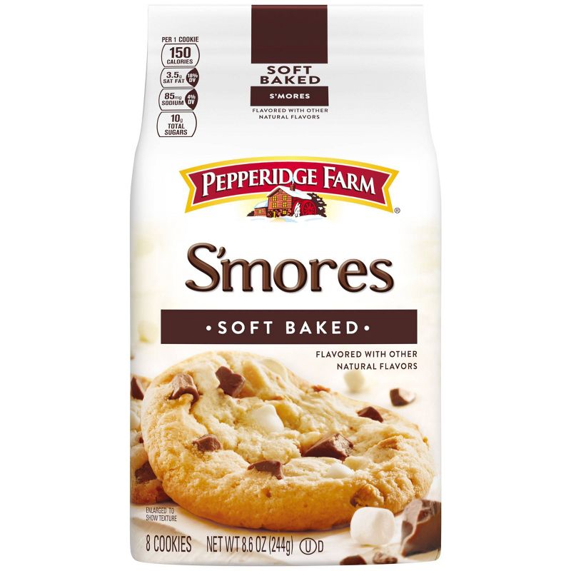 Pepperidge Farm Soft Baked S'mores Cookies - 8.6oz