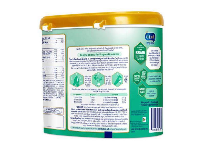 Enfamil Reguline Infant Formula Powder - 19.5oz/4pk Each