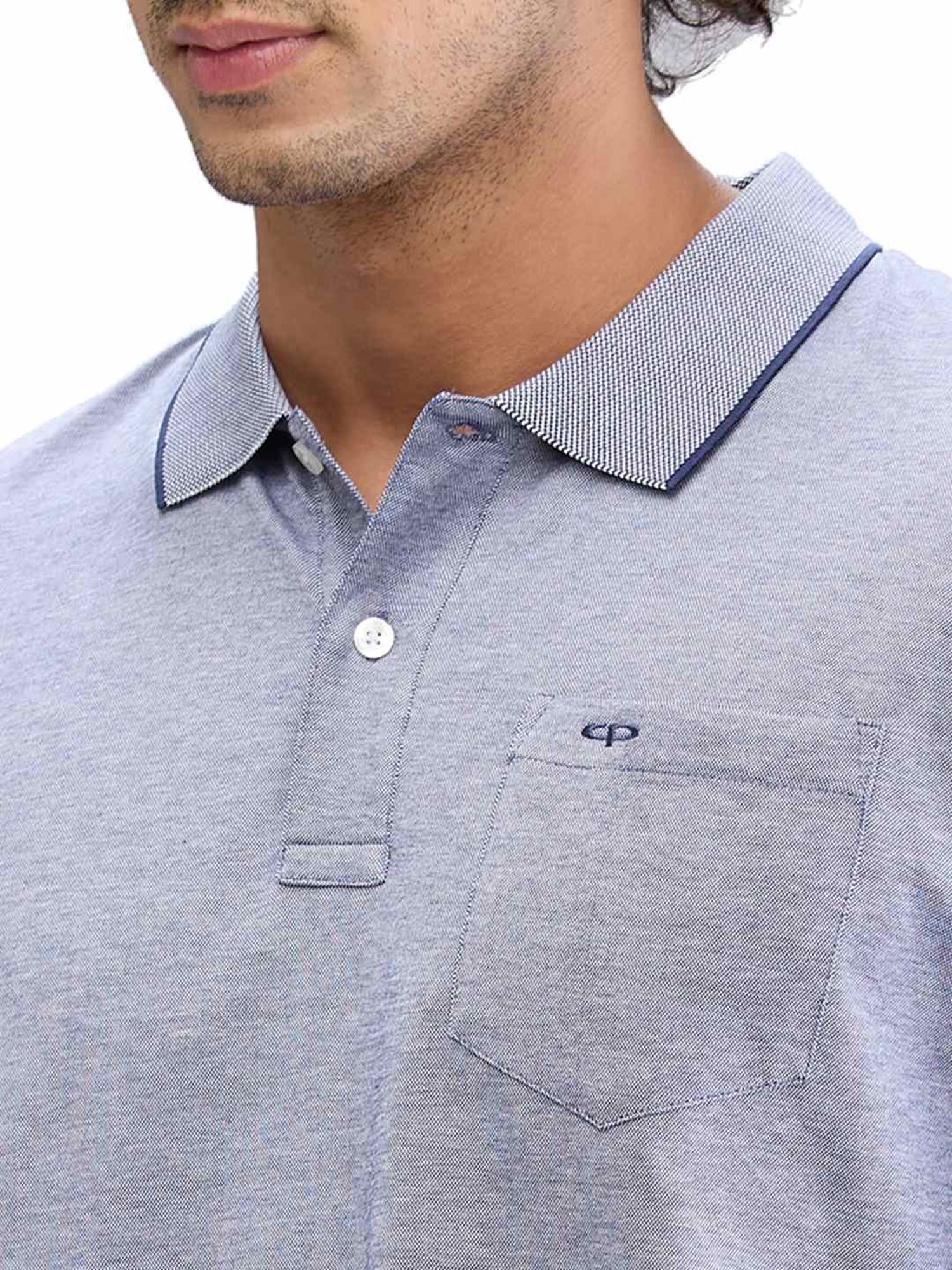 Colorplus Blue Comfort Fit Polo T-Shirt