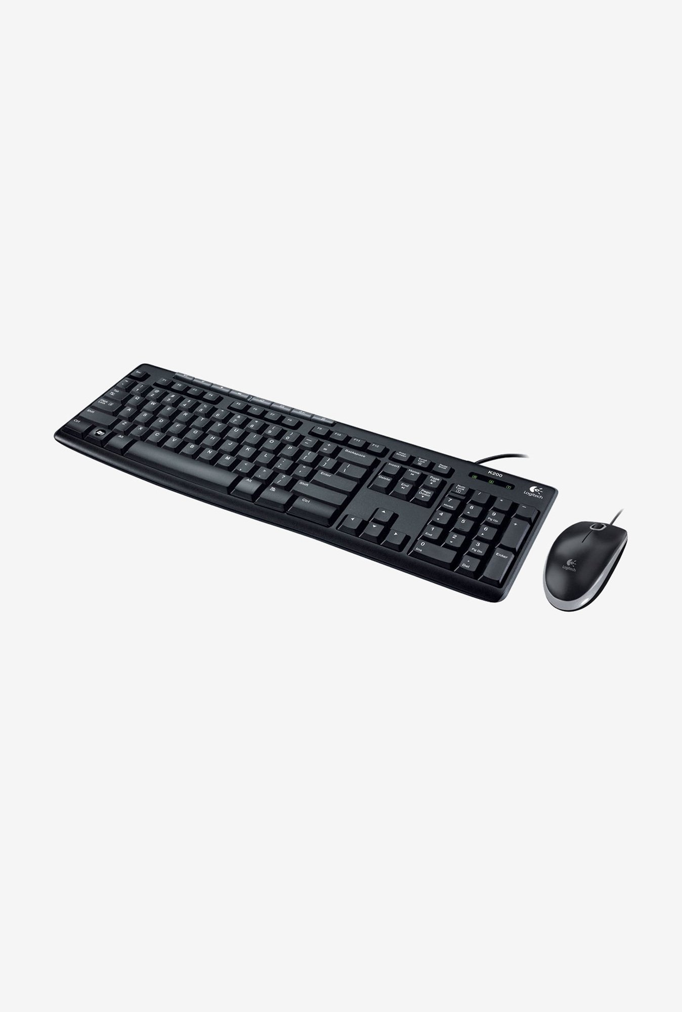 Logitech MK200 Keyboard & Mouse Black
