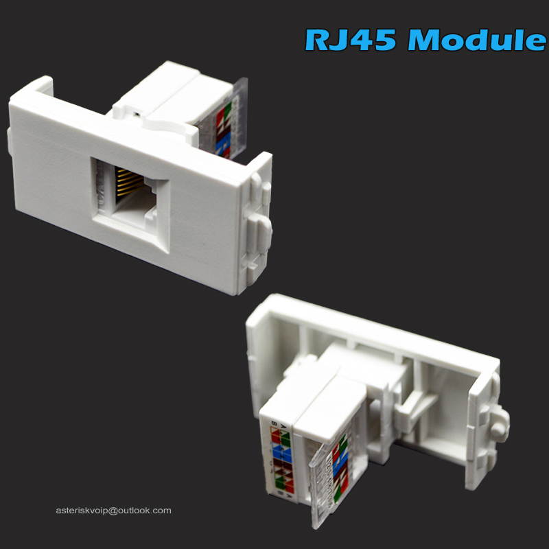 Wall Faceplate with HDMI + USB + RJ45 Ports,Ethernet Keystone Cat6 Network Module White Wall Mount Plate Panel Type#118