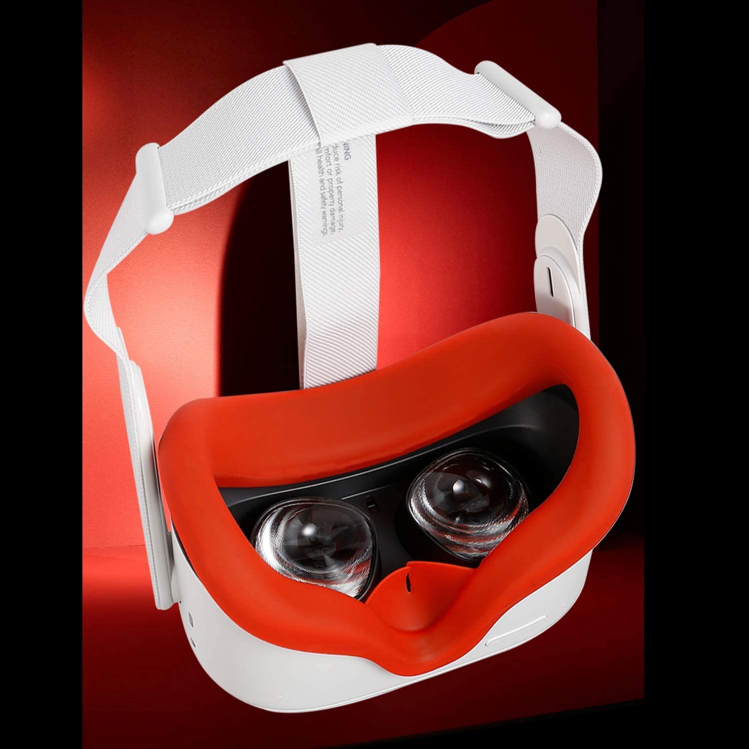 Newest VR Silicone Interfacial Cover for Oculus Quest 2 Face Protect Skin Sweatproof Lightproof Anti-Leakage