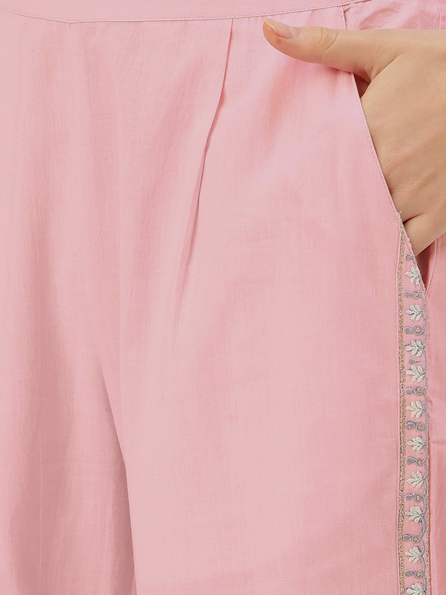 URBAN MYSTIC Black Rayon Embroidered Kurta & Sharara Set